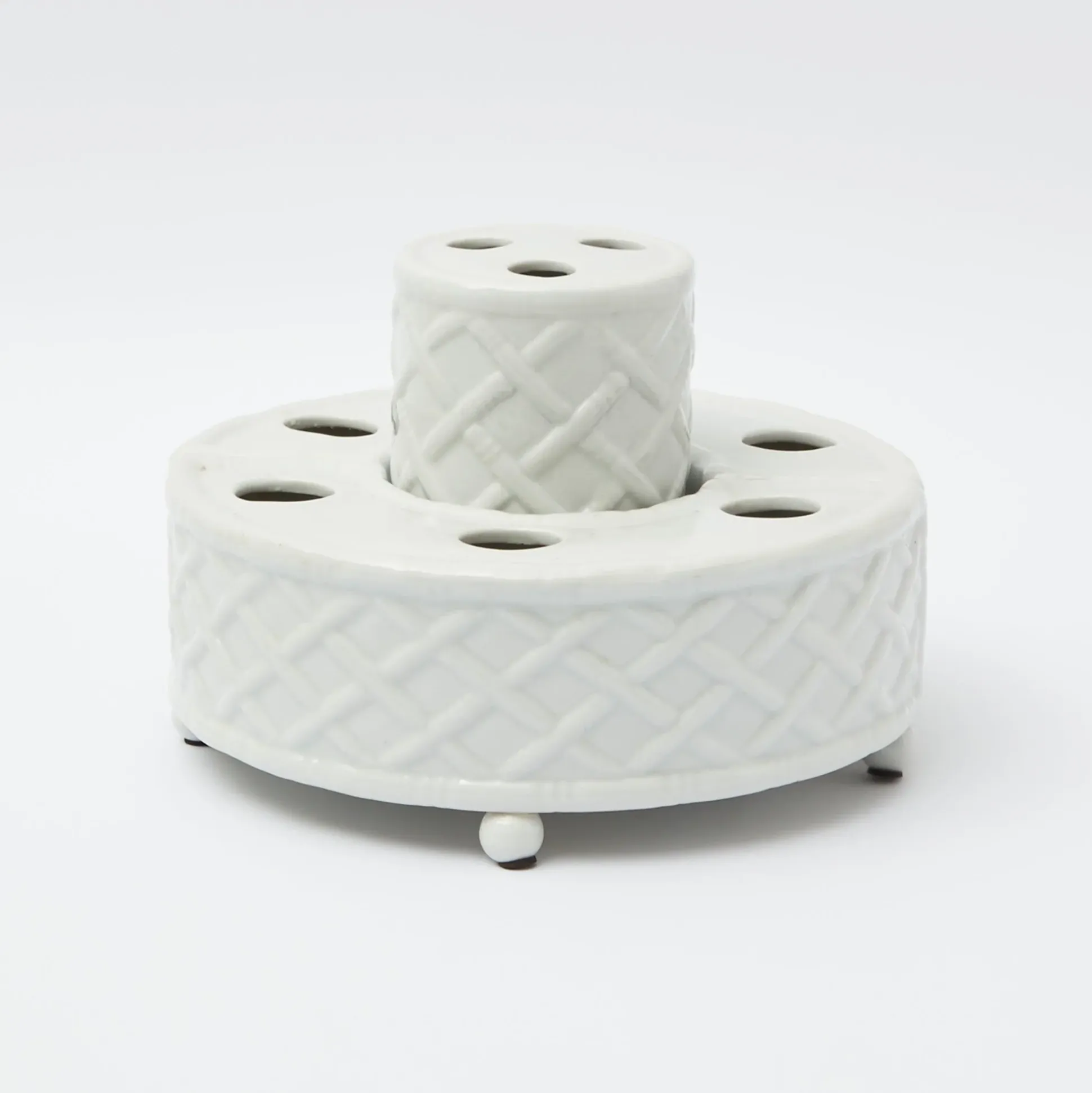 Three Piece Ceramic Bamboo Vase