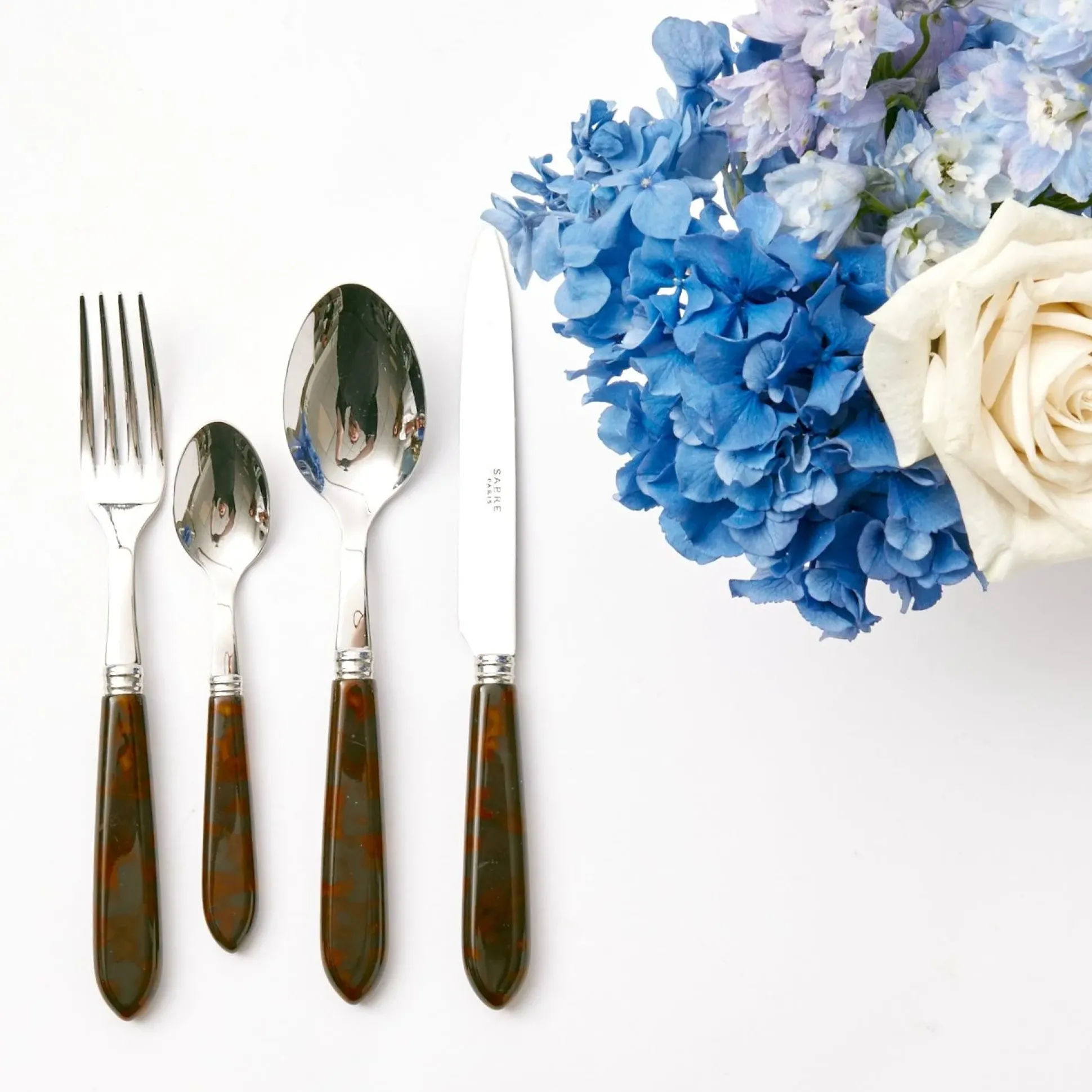 Tortoiseshell Cutlery Set (4 Piece)