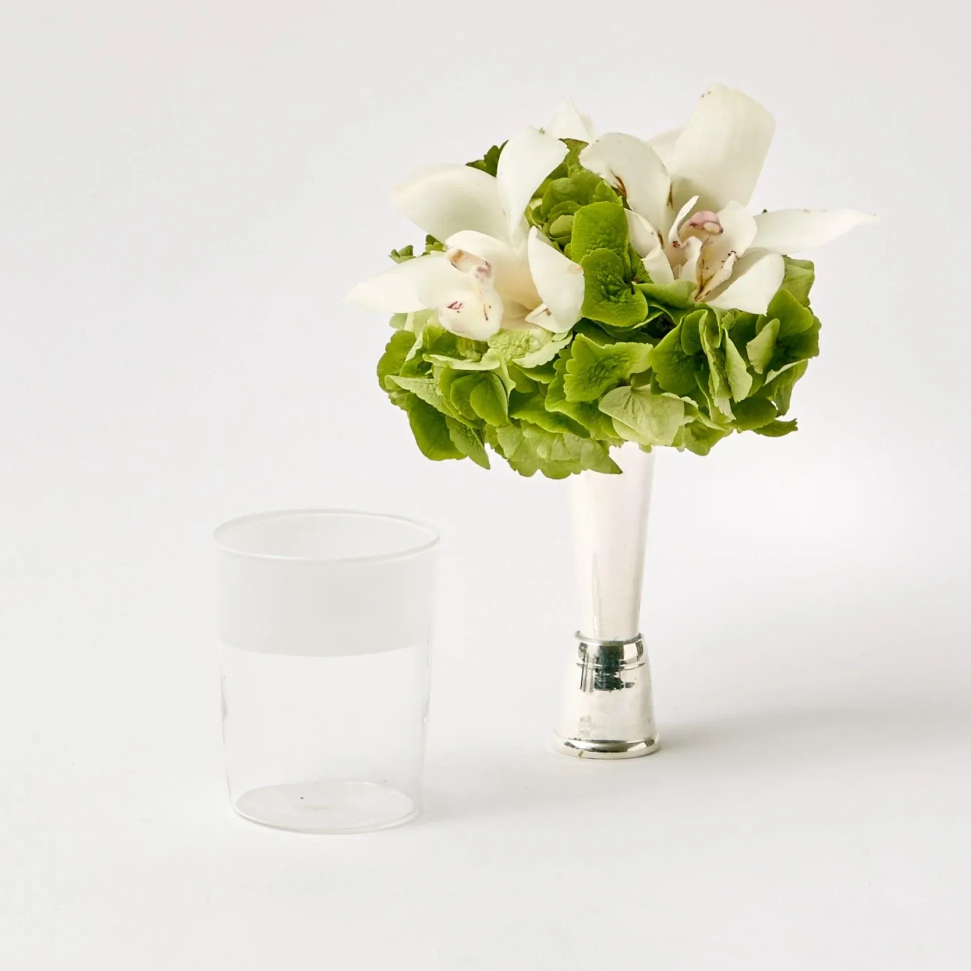 White Ribbon Water Glasses (Set Of 4)